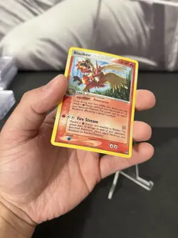 BLAZIKEN HOLO RARE POWER KEEPERS 5/108 FIRE HOLO POKEMON CARD - Image 3