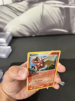 BLAZIKEN HOLO RARE POWER KEEPERS 5/108 FIRE HOLO POKEMON CARD - Image 4