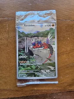 Koraidon 014 Sv: Scarlet & Violet Promo Holo Sealed Pokemon Card - Image 1