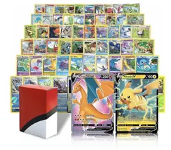 Ultra Rare Pokemon Cards Pack | 10 Holo+2 Ultra Rare and 50 Assorted Cards! MINT - Image 1