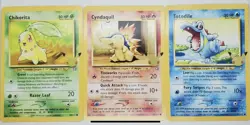 Pokemon Johto First Partner Pack: JUMBO CARDS ONLY Cyndaquil Totodile Chikorita 820650809675 - Image 1