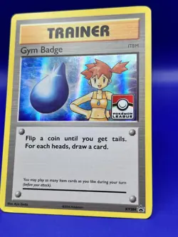 2016 Pokemon Card MISTY Gym Badge XY204 Promo Misty Holo Rare Foil League LP - Image 2