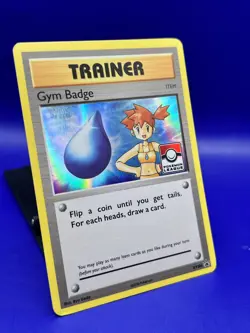 2016 Pokemon Card MISTY Gym Badge XY204 Promo Misty Holo Rare Foil League LP - Image 4