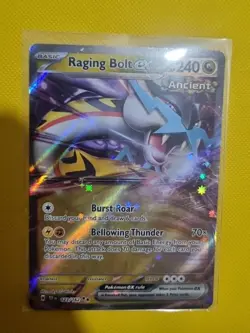 Pokemon TCG Raging Bolt EX 123/162 Temporal Forces Double Rare Holo Card - Image 1