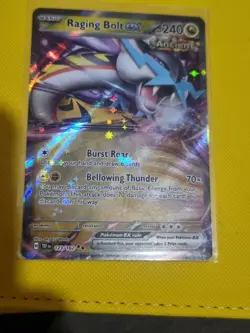 Pokemon TCG Raging Bolt EX 123/162 Temporal Forces Double Rare Holo Card - Image 4