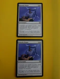 Ghostly Prison x2 Enchantment Champions of Kamigawa. MTG 2 Card. - Image 1