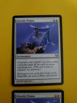 Ghostly Prison x2 Enchantment Champions of Kamigawa. MTG 2 Card. - Image 5