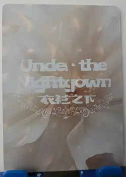 Rem Re:Zero LR Card Goddess Story Under the Nightgown Waifu LR-16 - Image 2