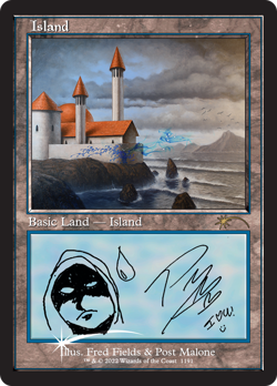 Island (Secret Lair 1191) FOIL Promo PLD Land Basic Land MAGIC MTG CARD ABUGames - Image 1