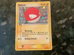 Voltorb 80/109 EX Team Rocket Returns Reverse Holo Stamped Pokemon Card MP - Image 1