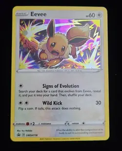 Eevee SWSH118- Holo Black Star Promo Card- Pokemon - Image 1
