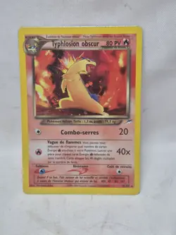 Typhlosion Obscur Holo 10/105 Neo Destiny French Dark Pokemon Card 2000 Rare - Image 1