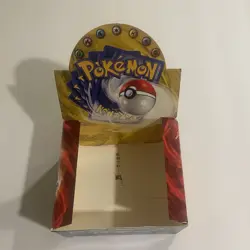 BOX ONLY Pokemon Base Set Booster Box w/Green Wing Charizard - NO CARDS Empty - Image 4