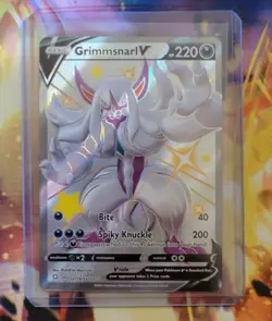 Pokemon TCG Grimmsnarl V Shining Fates SV116/SV122 Holo Shiny Holo Rare NM - Image 1