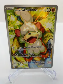 Pokemon - Hisuian Growlithe 181/167 - Full Art - Twilight Masquerade - 1 - Image 1