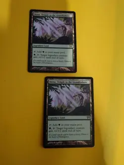 Okina,Temple of the Grandfathers x2. Rare Land Champions of Kamigawa. MTG Card. - Image 1
