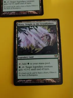 Okina,Temple of the Grandfathers x2. Rare Land Champions of Kamigawa. MTG Card. - Image 3