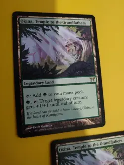 Okina,Temple of the Grandfathers x2. Rare Land Champions of Kamigawa. MTG Card. - Image 5