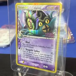The Pokemon Company Pokemon TCG Omastar 13/110 Holon Phantoms Delta Holo Rare - Image 1