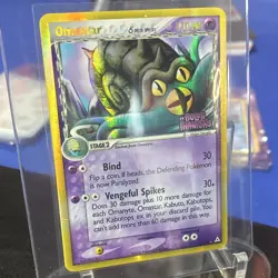 The Pokemon Company Pokemon TCG Omastar 13/110 Holon Phantoms Delta Holo Rare - Image 3