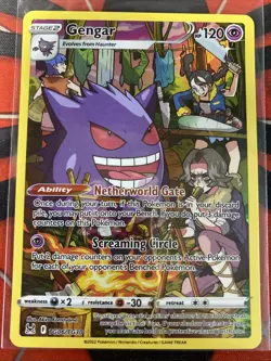 Gengar TG06/TG30 Lost Origin Trainer Gallery Ultra Rare Holo English 120HP - Image 1