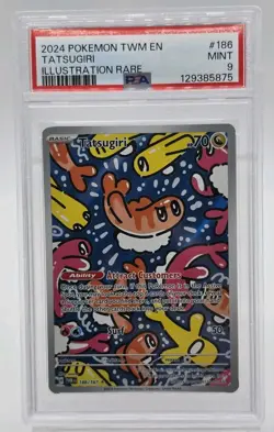 Tatsugiri 186 Illustration Rare Pokemon Twm En-Twilight Masquerade NM PSA 9 - Image 3