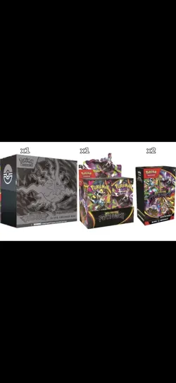 Pokemon Center Pitch Black ETB + Booster Box + Booster Bundles - Ships July 17th - Image 1