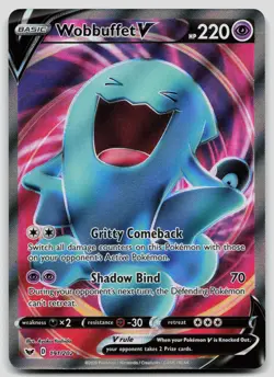 Wobbuffet V 191/202 Sword & Shield Pokemon NM - Image 1