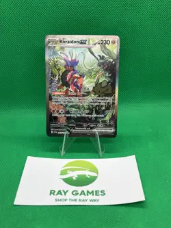 Pokemon TCG Koraidon ex 247/198 Scarlet & Violet Special Illustration Rare LP - Image 1