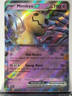 PROMO HOLO Mimikyu EX SVP004 NM / M - Pokemon Scarlet Violet Pokemon Card - Image 1
