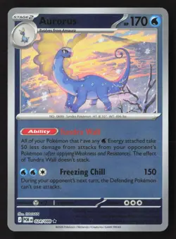 Aurorus - Rare Reverse Holo POR 024/088 NM Pokemon TCG - Image 1