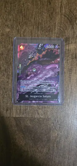 St. Jaygarcia Saturn - OP13-083 - Carrying On His Will - Alt Art - One Piece - Image 1