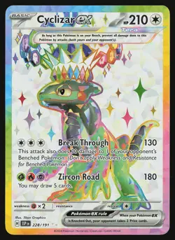 SV08: Surging Sparks Cyclizar ex #228/191 Pokemon Card - Image 1
