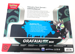 Pokemon Cards - GRAFAIAI EX BOX [2 Foils, 4 Booster Packs, 1 Oversize Foil] New - Image 2