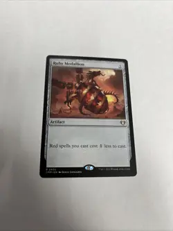 Ruby Medallion Commander Masters Nonfoil Card #0405 MTG LP - Image 1