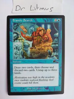 1x Frantic Search Urza's Legacy MTG Great Condition - Image 1