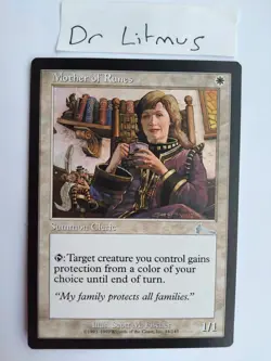 1x Mother of Runes Urza's Legacy Human Cleric MTG Great Condition - Image 1