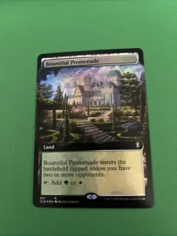 Bountiful Promenade (Extended Art) #601 (Foil) (NM) Baldur's Gate CLB Magic MTG - Image 1