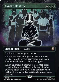 Avatar Destiny (Borderless) TLA 333 Foil English NM - MTG - Image 1