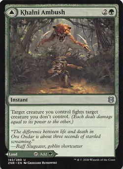 Khalni Ambush ZNR 192 English NM - MTG - Image 1