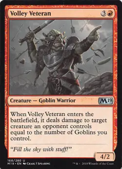 Volley Veteran M19 168 English NM - MTG - Image 1