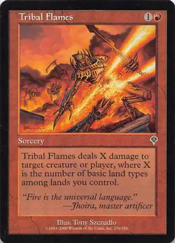 Tribal Flames INV 176 English NM - MTG - Image 1