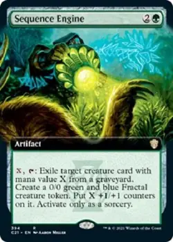 MTG *Sequence Engine Extended Art X1* (NM) CMD21 Magic Free Shipping - Image 1