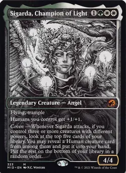 Sigarda, Champion of Light (Showcase) MID 323 English NM - MTG - Image 1