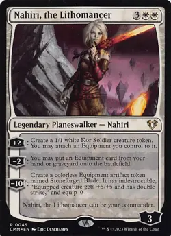 Nahiri, the Lithomancer CMM 45 English NM - MTG - Image 1