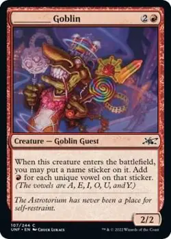_____ Goblin UNF 107 English NM - MTG - Image 1
