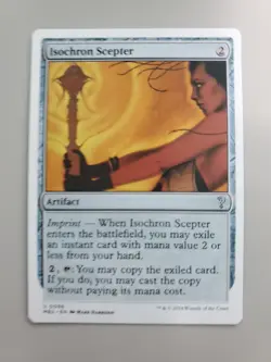 MTG Isochron Scepter Mystery Booster 2 White Border Uncommon - Image 1