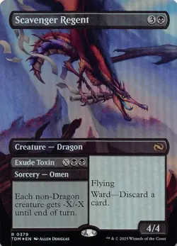 Scavenger Regent (Borderless) TDM 379 Foil English NM - MTG - Image 1