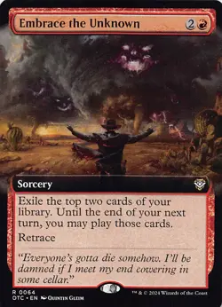 Embrace the Unknown (Extended Art) OTC Normal English NM - MTG - Image 1