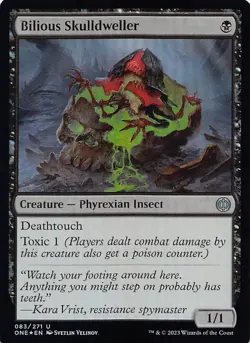 Bilious Skulldweller ONE 83 Foil English NM - MTG - Image 1